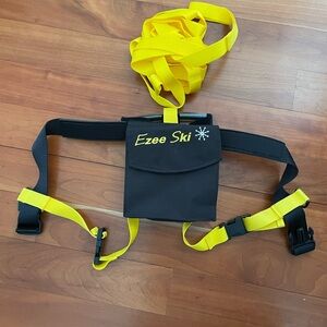 Kids Ski Harness - Black and Yellow Ezee Ski